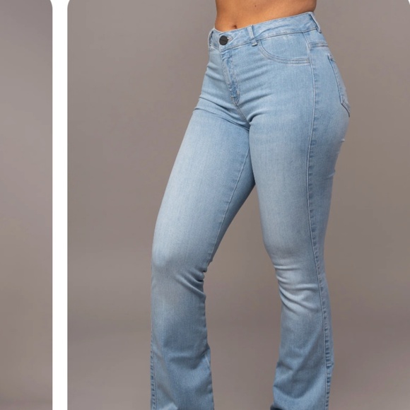 Fitjeans - Flared Arctic Light Blue - Picture 5 of 13